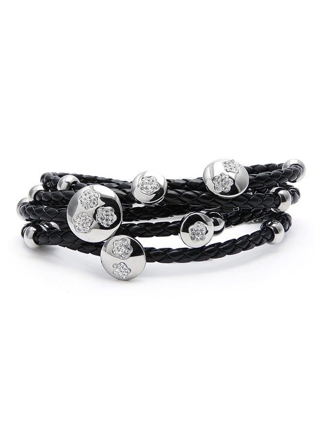 New BLiNG Leather And Stainless Steel Bracelet  - Image 1