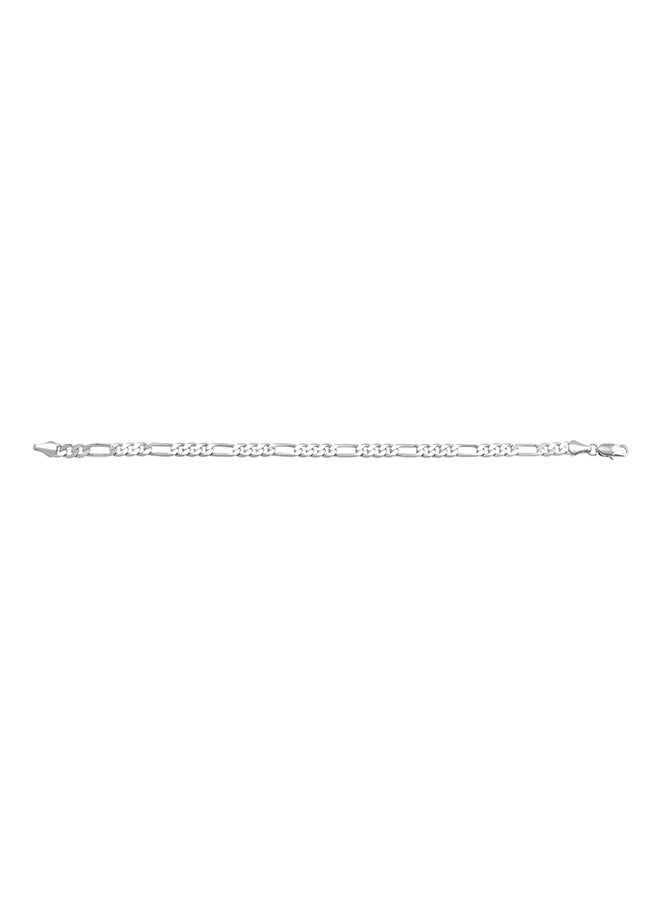 Shining Jewel - Plain Silver Link Bracelet 8-Inch SJ-301801 - Image 1