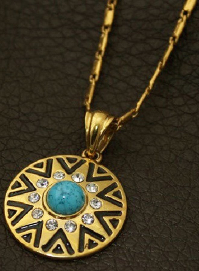 Austrian Blue Turquoise Jewelry Set - Image 4