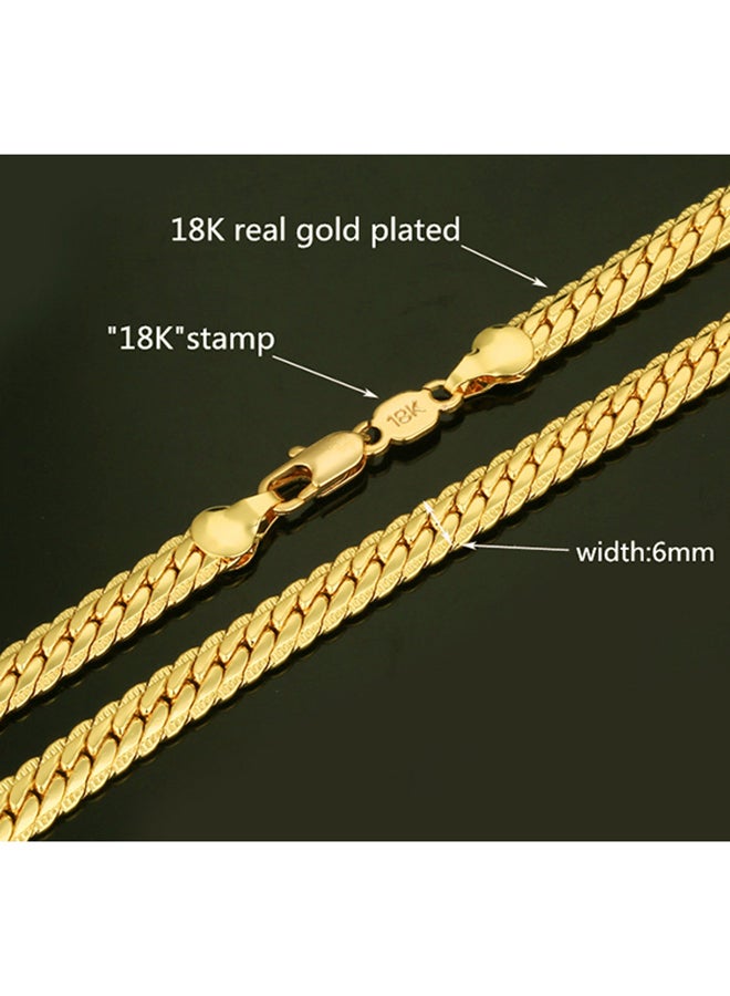Generic Statement Chunky Link Chain Necklace  - Image 2