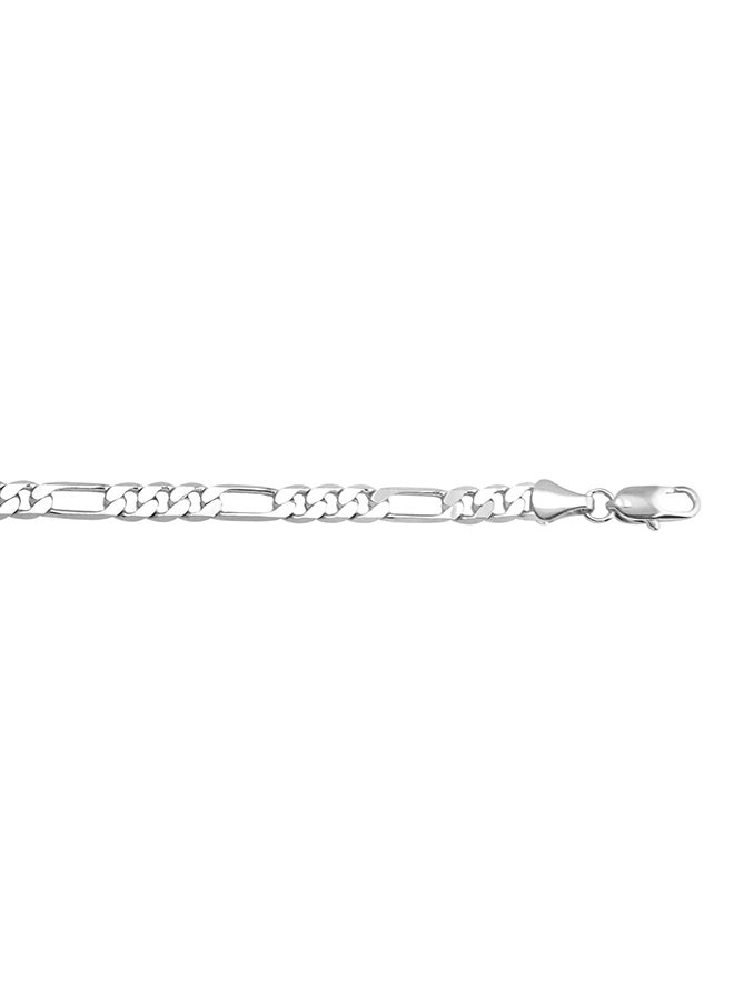 Shining Jewel - Plain Silver Link Bracelet 8-Inch SJ-301801 - Image 1