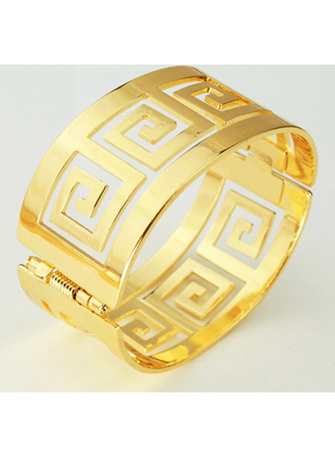 G Letter Heavy Cuff Bracelet  - Image 1