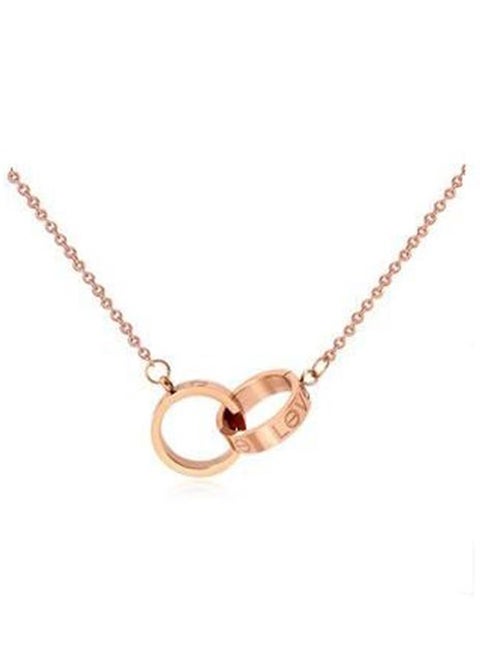 Lovely Rose Gold Necklace