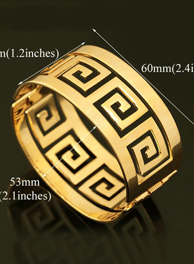 G Letter Heavy Cuff Bracelet  - Image 2