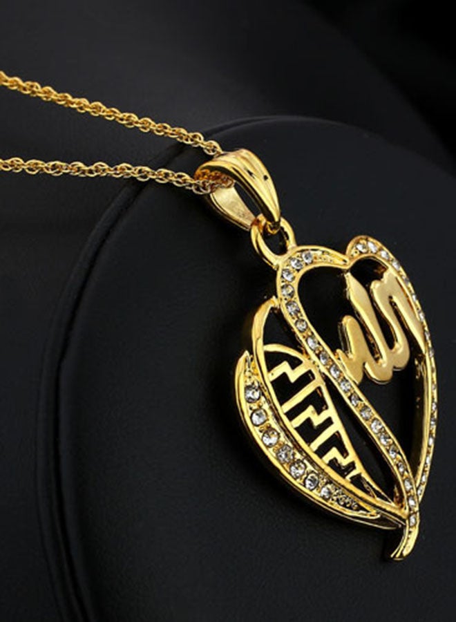 Allah Symbol Pendant With Chain - Image 2