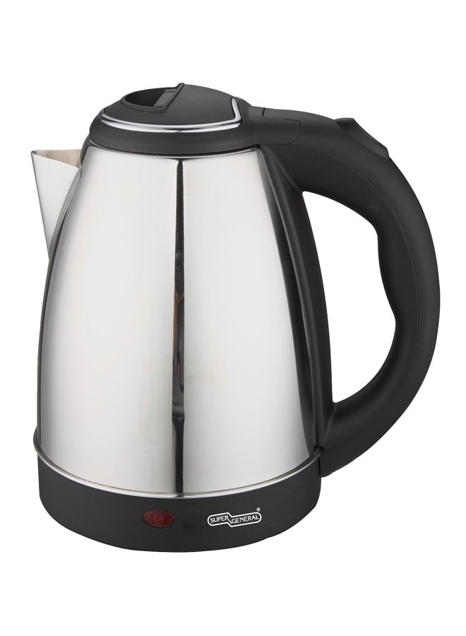 سوبر جنرال غلاية كهربائية من الستانلس ستيل 1.8 L 1800.0 W SG K118SSW فضي