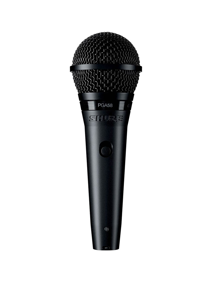Shure - Cardioid Dynamic Handheld Microphone PGA58-QTR-E Black - Image 1