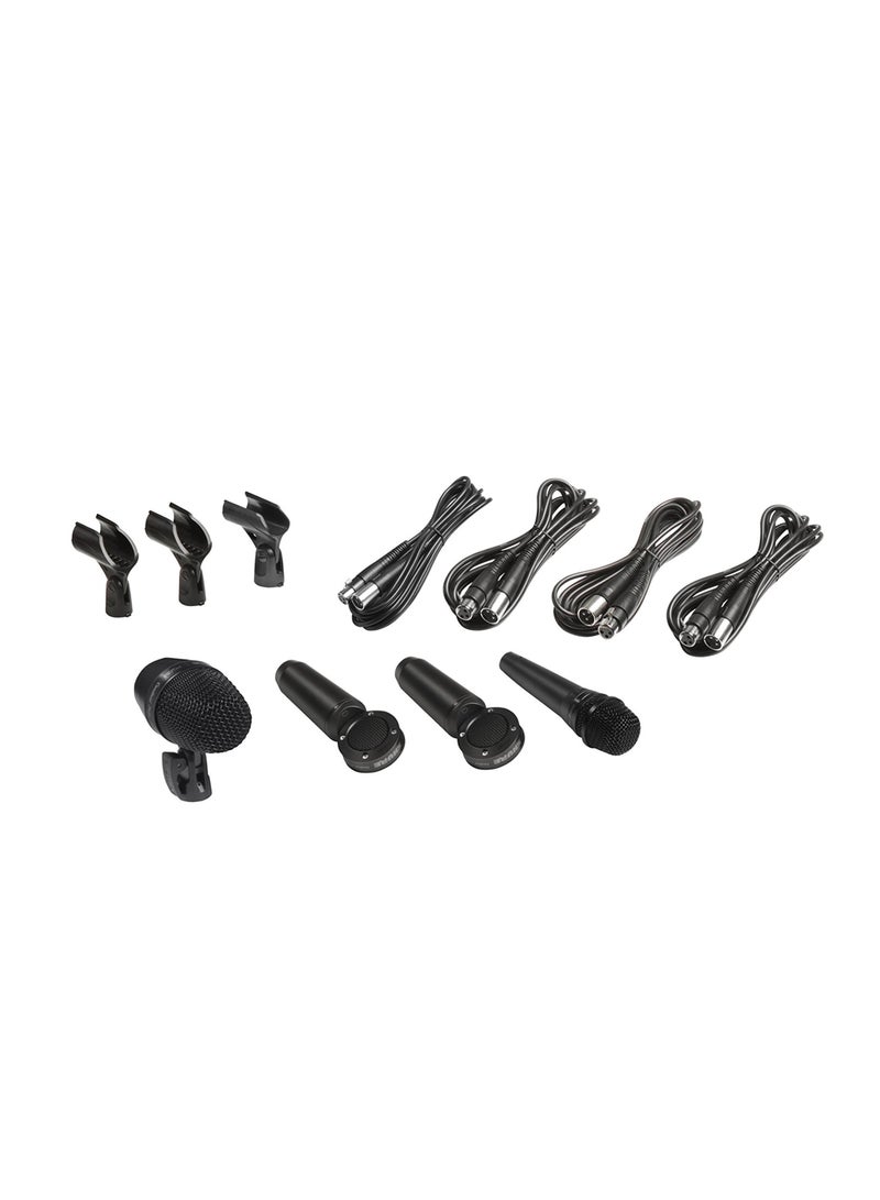 Shure 4-Piece Drum Microphone Kit PGADRUMKIT4 Black - Image 1