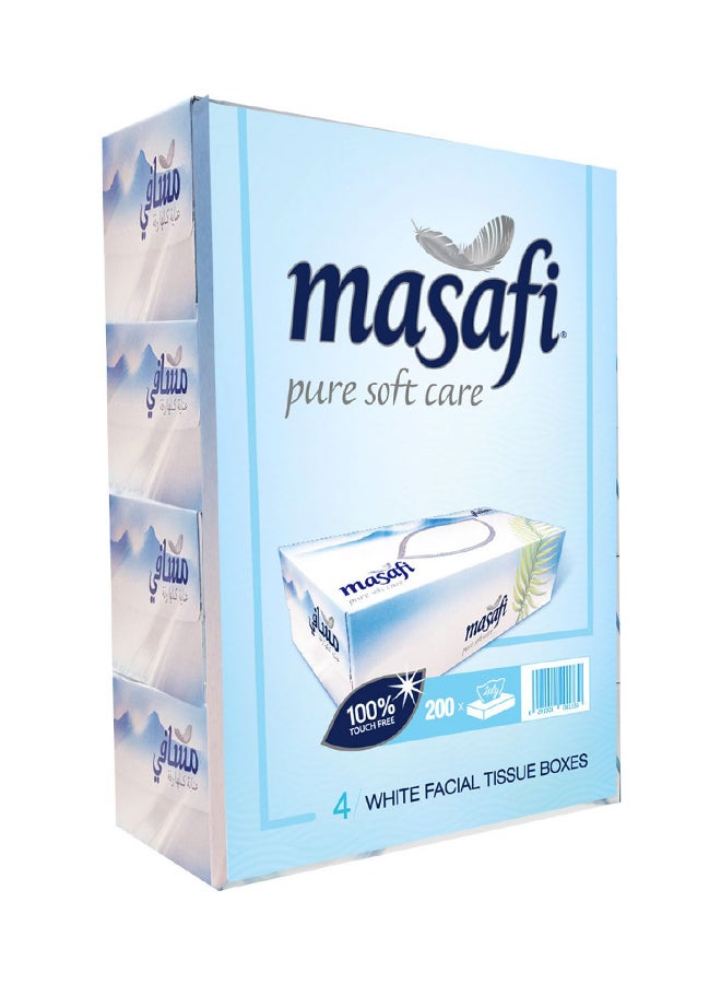 Masafi 200-Piece Soft Facial Tissues 