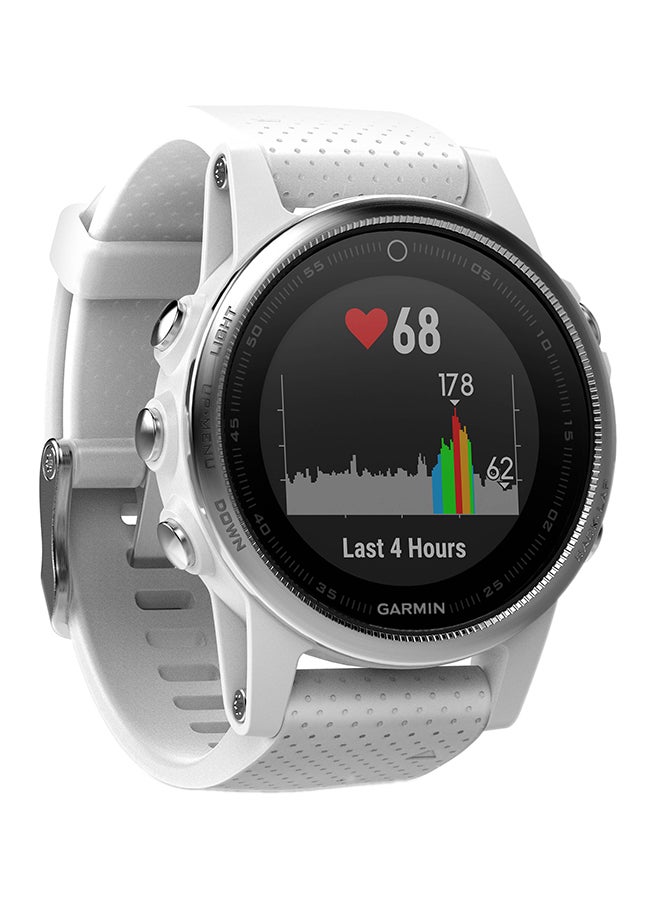 GARMIN Fenix 5S Multisport GPS Watch With Carrara White With Carrara White Band  - Image 5