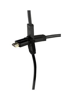 Hama High Speed Gold Plated Rotation HDMI Cable Black  - Image 2