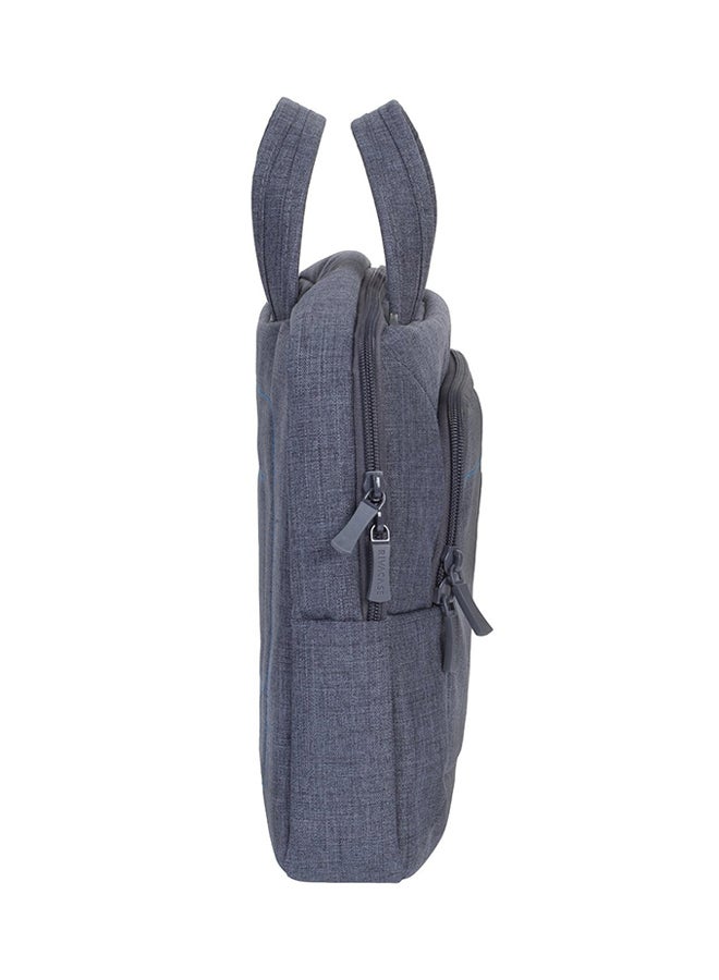 RivaCase Laptop Canvas Shoulder Bag Grey  - Image 3