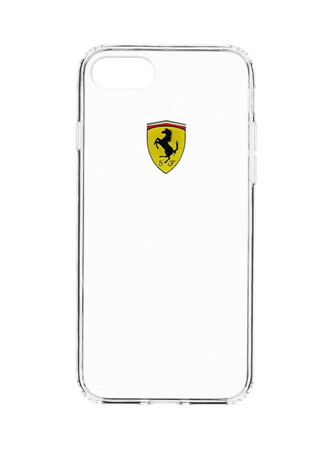 Ferrari Racing Shield Thermoplastic Polyurethane Frame Case For Apple iPhone 8/7 Transparent 