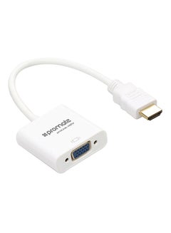 Hdmi To Vga Converter Adapter Kit White