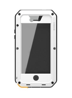 LUNATIK Combination Taktik Polymer Case For iPhone 5/5s/SE White/Black/Orange  - Image 1