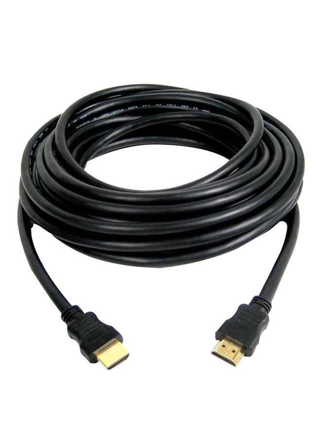 KS HDMI Cable For LED TVs Black 