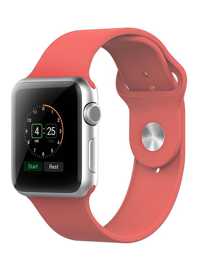 Ozone - Silicone Replacement band For Apple Watch 38mm Hot Pink - Image 1