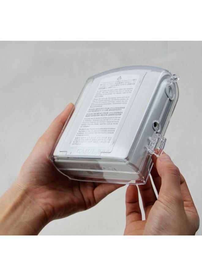 CAIUL SP-1 Transparent Hard Plastic Case For Fujifilm Instax Smartphone Printer Silver  - Image 4