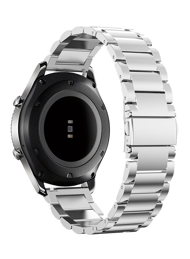 Stainless Steel Replacement Strap For Samsung Gear S3 Silver - Image 3