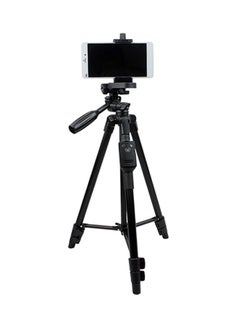 Lightweight Aluminum Tripod With Bluetooth Shutter Black