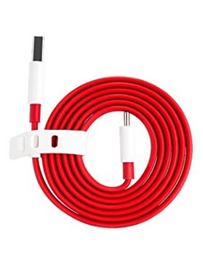 Official OnePlus 3 Dash Charge Type-C Cable Orange  - Image 3