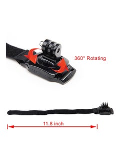 Ozone 360 Degree Swivel Mount Wrist Strap Black  - Image 3