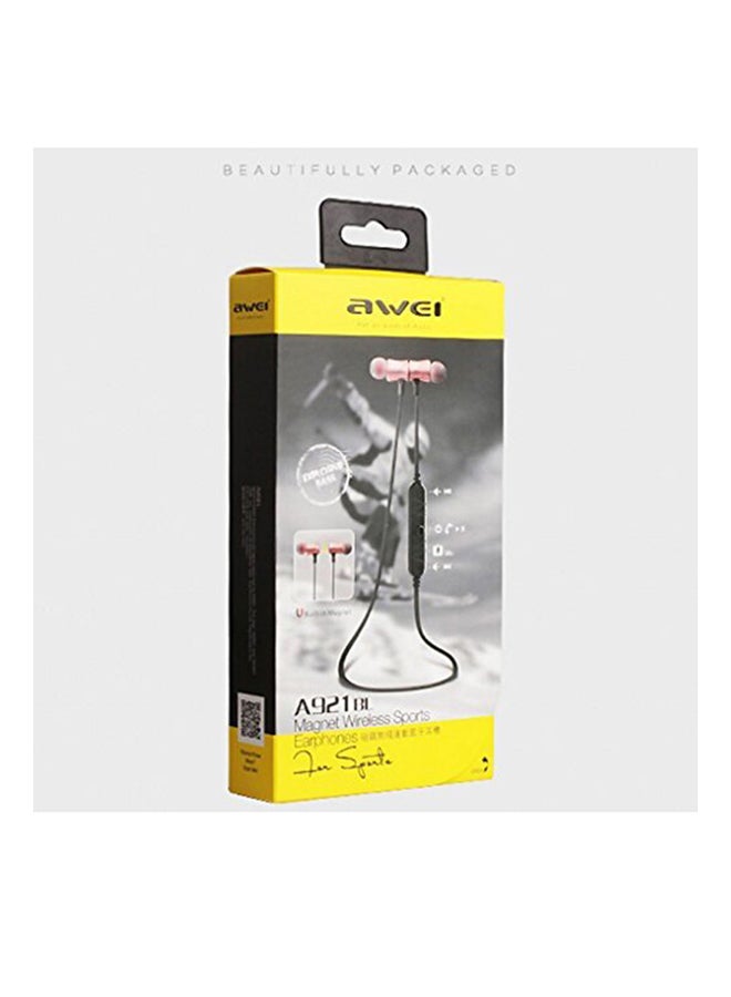 Awei A921BL Magnet Wireless Sports Headphones Black  - Image 2