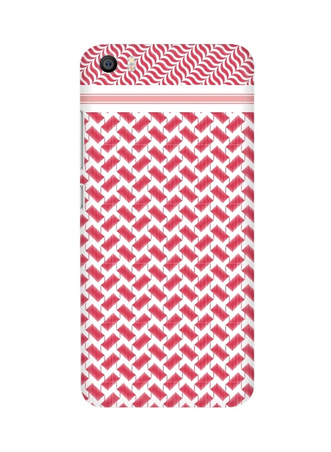 ستايلايزد غطاء محكم رفيع فاخر ذو مظهر غير لامع لهاتف شيومي إم آي 5 أحمر شِماغ - Image 1