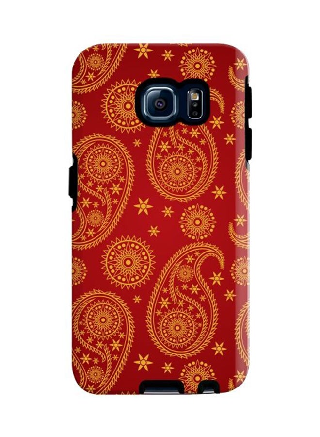 ستايلايزد غطاء متين فاخر ذو مظهر غير لامع بطبقة مزدوجة لهاتف آيفون S6 إيدج من أبل عروس هندية - Image 1