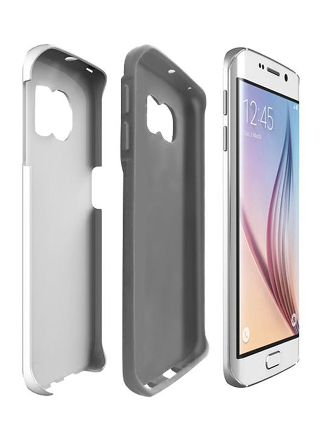 ستايلايزد غطاء متين فاخر ذو مظهر غير لامع بطبقة مزدوجة لهاتف آيفون S6 إيدج من أبل امشِ لمسافة أبعد - Image 2