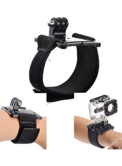 Generic Wrist Strap Elastic Band Mount For GoPro Hero 5/ 4/ 3 Camera Black  - Image 1