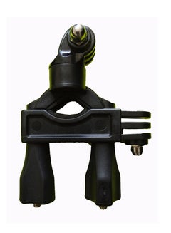Generic Dual Heads Bike Bicycle Handlebar Grip Mount Accessory For GoPro HERO 5 4 3 SJCAM Action Camera Black  - Image 1