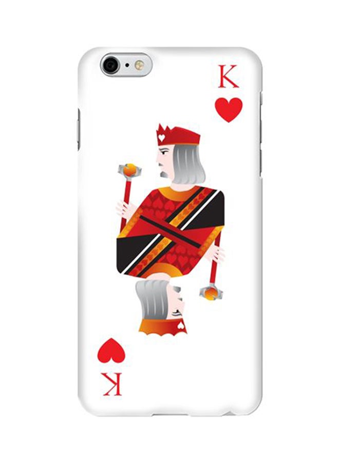 ستايلايزد غطاء محكم رفيع فاخر ذو مظهر غير لامع لهاتف آيفون 6 بلس/6s بلس من أبل ملك القلوب - Image 1