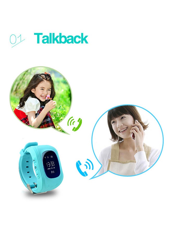 Lemfo - Q50 GPS Smart Watch Dark Blue - Image 1
