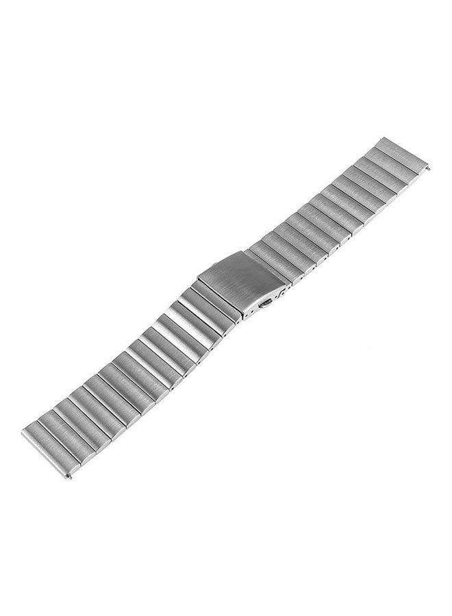 Stainless Steel Replacement Band For Samsung Gear S3 Frontier/Classic silver - Image 2