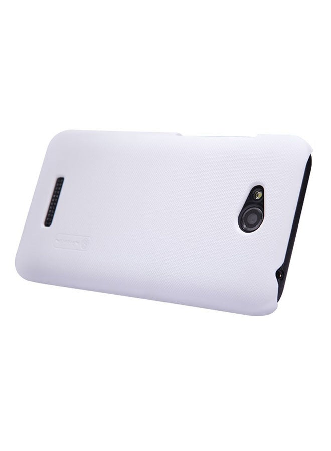 نيلكين سوبر فروستد شيلد غطاء مقوى مع لاصقة حماية الشاشة لجهاز إتش تي سي ديزاير 616 أبيض - Image 2