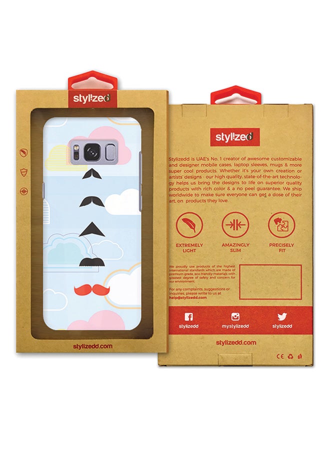Stylizedd - Slim Snap Case Cover Matte Finish for Samsung Galaxy S8 Plus Another Level Of Tash - Image 1