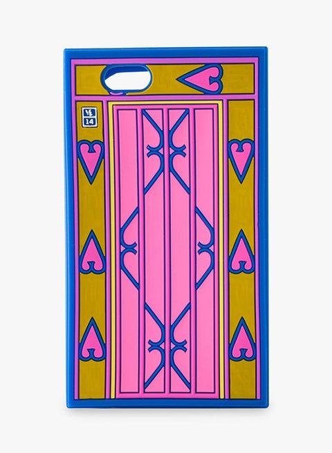 Door Case For iPhone 6 Blue