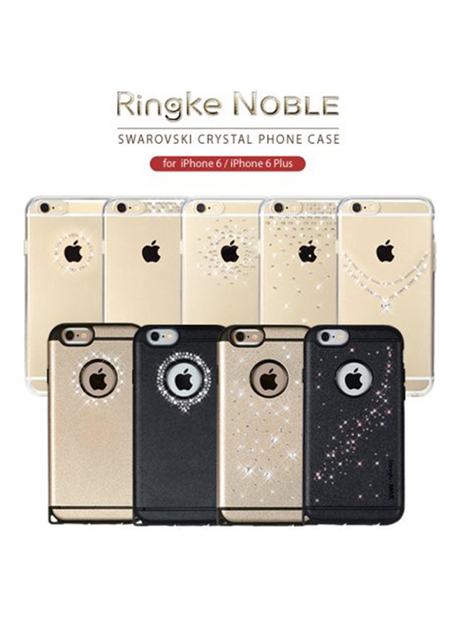 Ringke - NOBLE Handcrafted Swarovski Luxury Crystal View Hard Case With Tempered Glass Screen For Apple iPhone 6 Plus Line Design - Image 1