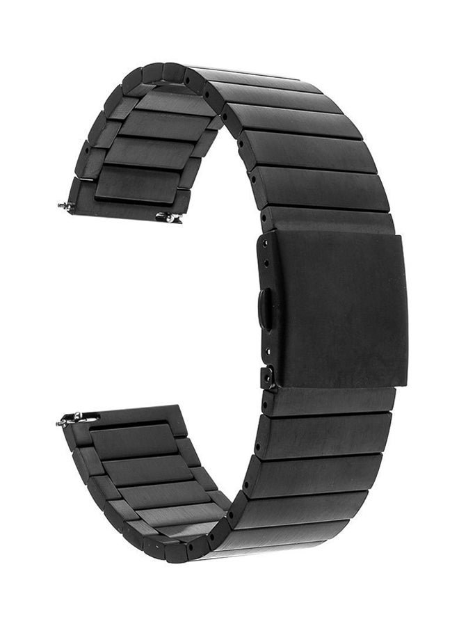 Quick Release Stainless Steel Watch Band For Samsung Gear S3 Frontier/Classic Black - Image 1