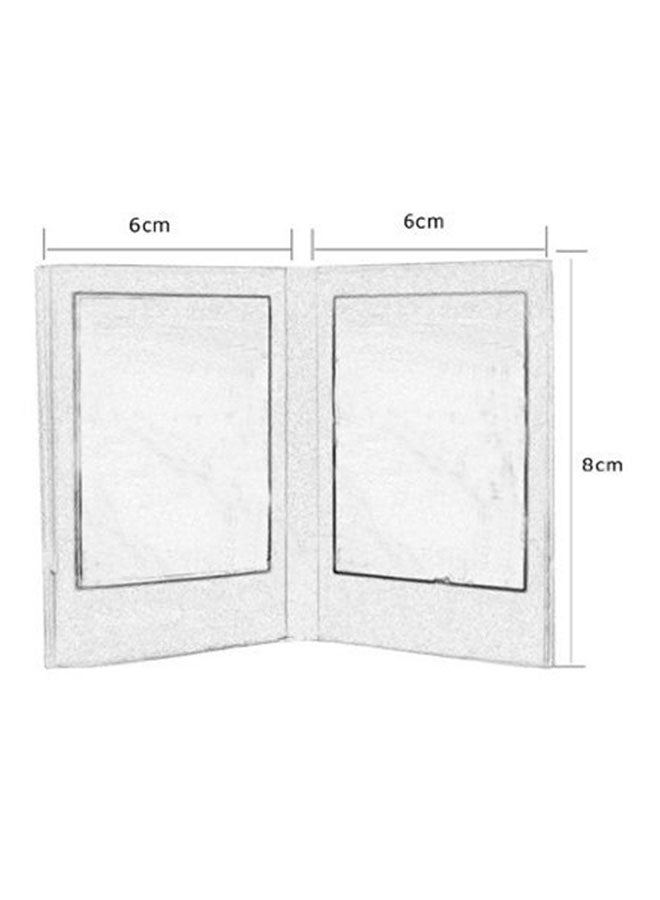 CAIUL Transparent V Model Photo Frame For Fuji Instax Mini 8 70 7s 90 25 50s Film Multicolour  - Image 2