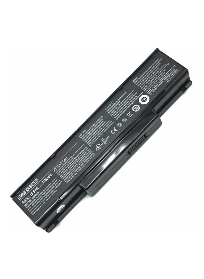 MM Replacement Laptop Battery For MSI Megabook L710 Black