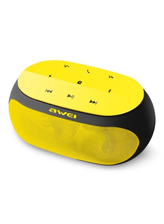 Awei Y200 Portable Bluetooth Wireless Speaker Yellow - Image 1