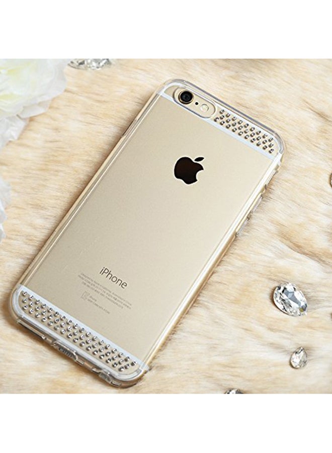 Ringke - NOBLE Handcrafted Swarovski Luxury Crystal View Hard Case With Tempered Glass Screen For Apple iPhone 6 Plus Line Design - Image 1