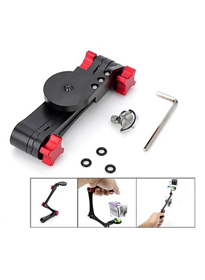 أوزون موزان قابل للطي به تجويف ومزود بدعامة أحادية في حامل المقبض لكاميرا جوبرو أسود - Image 2