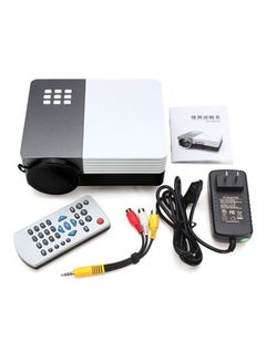 ليد 50 بروجيكتور صغير مدمج مصابيح LED 50 100" ودعم HDMI للأفلام ثلاثية الأبعاد أسود  - Image 4