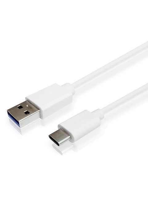 USB Type-C Cable USB 3.1 To USB-A For Macbook 12 Inch And Smartphones white