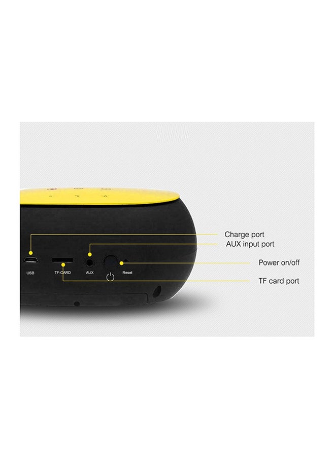 Awei Y200 Portable Bluetooth Wireless Speaker Yellow - Image 2