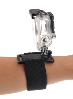 Generic Wrist Strap Elastic Band Mount For GoPro Hero 5/ 4/ 3 Camera Black  - Image 5