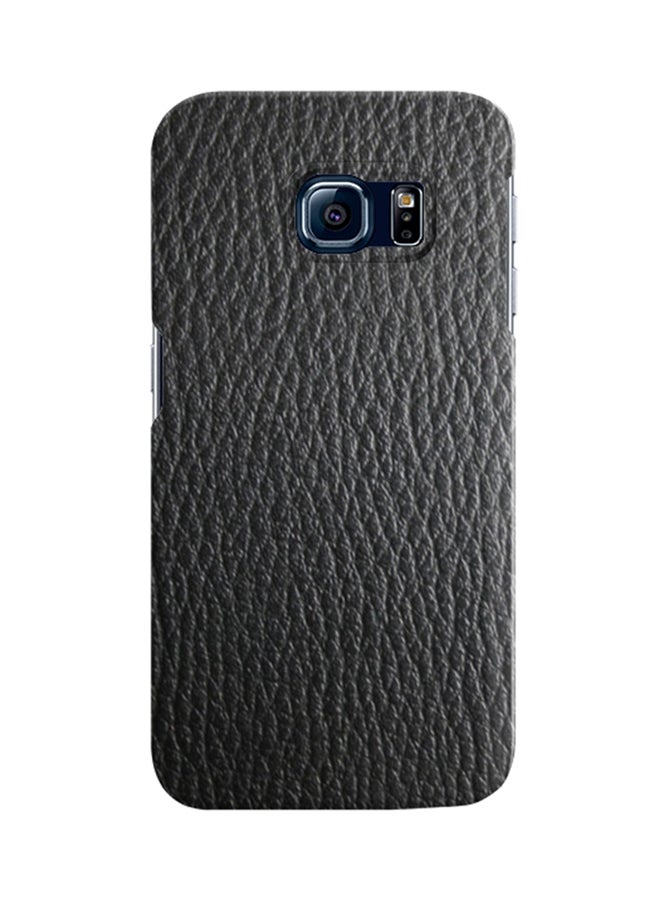 Stylizedd Premium Slim Snap Case Cover Gloss Finish for Samsung Galaxy S6 Edge Black - Image 1
